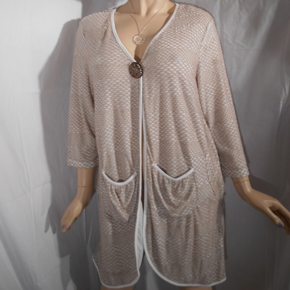 Nwt $99 KAKTUS Large Open Front cardigan Top - Picture 1 of 3